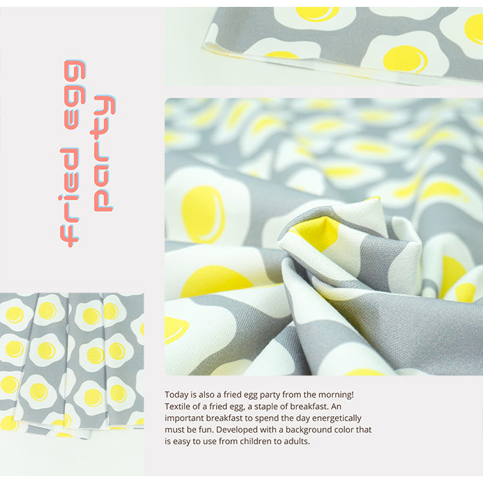 《 目玉焼きパーティ 》コットン100% オックス MA-0100~0103