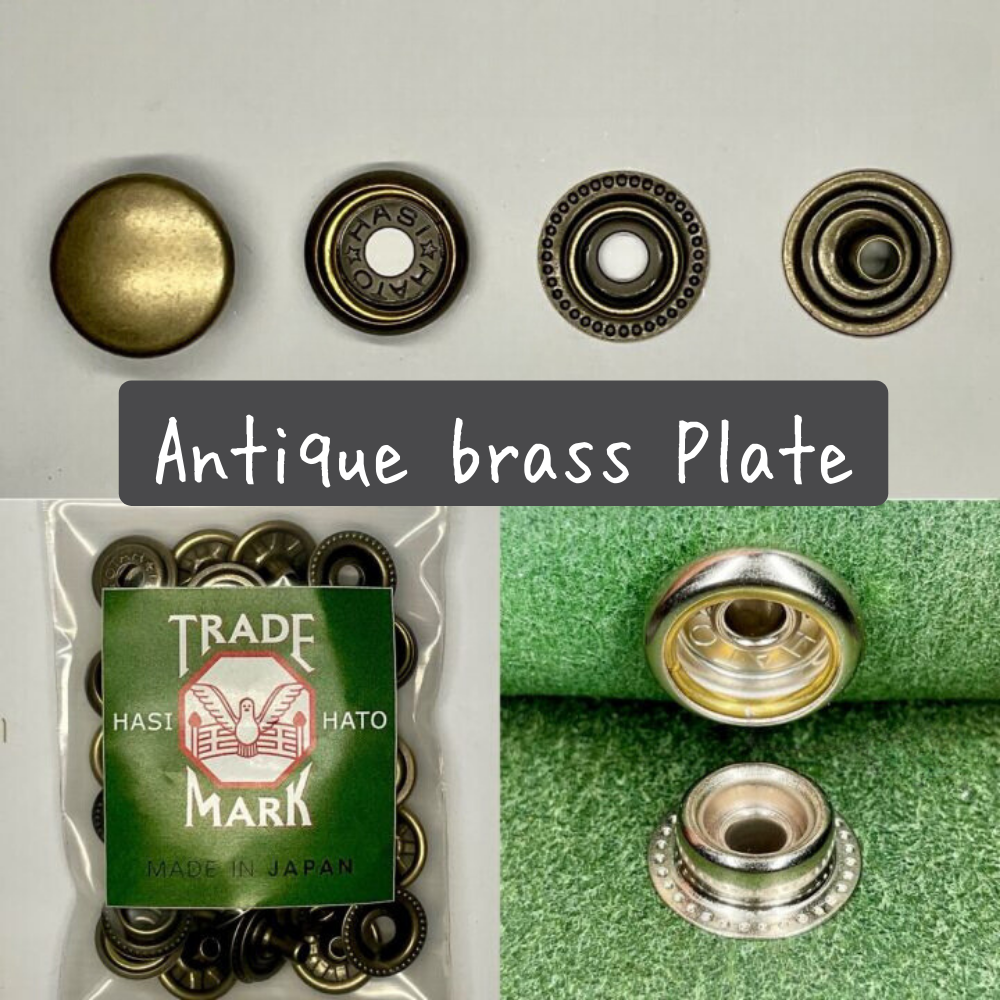 【レザークラフトツール】ジャンパーホック S/小 10組 全5色