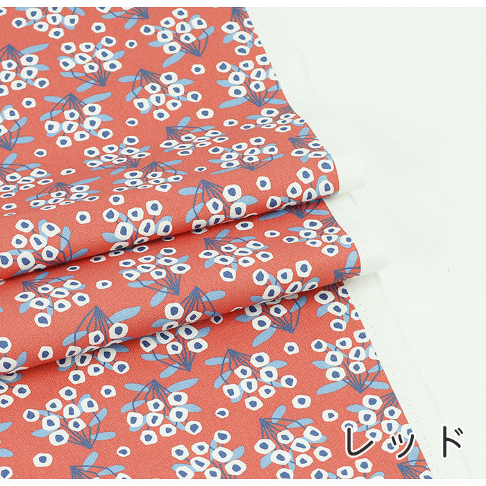 《 丸い花 》コットン100% オックス MA-0377~0382