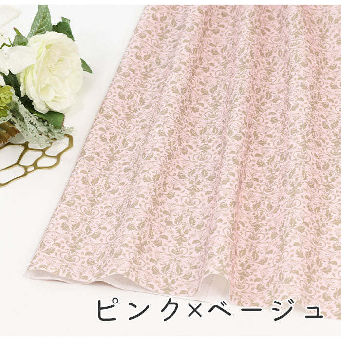 《 ダマスク柄2 》コットン100% オックス MA-0361~0363