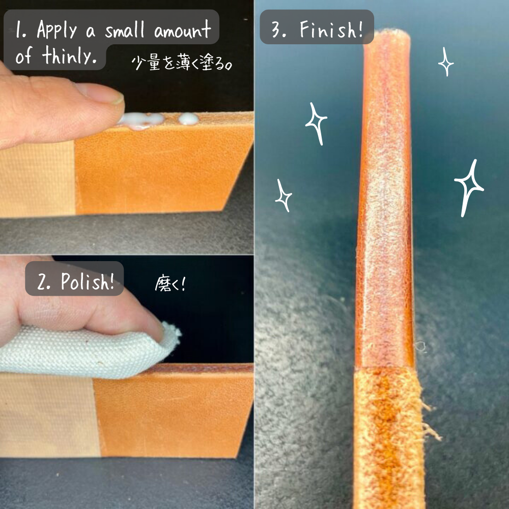 【レザークラフトツール】TOKO艶クリーム コバ・トコ・銀面磨きクリーム 100ml・450ml 全2サイズ