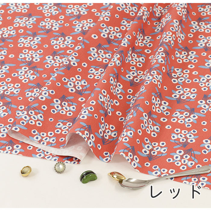 《 丸い花 》コットン100% オックス MA-0377~0382