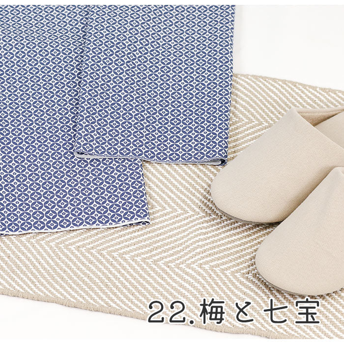 《 WASABIシリーズ5 梅と七宝 》 コットン100% シーチング MA-0236