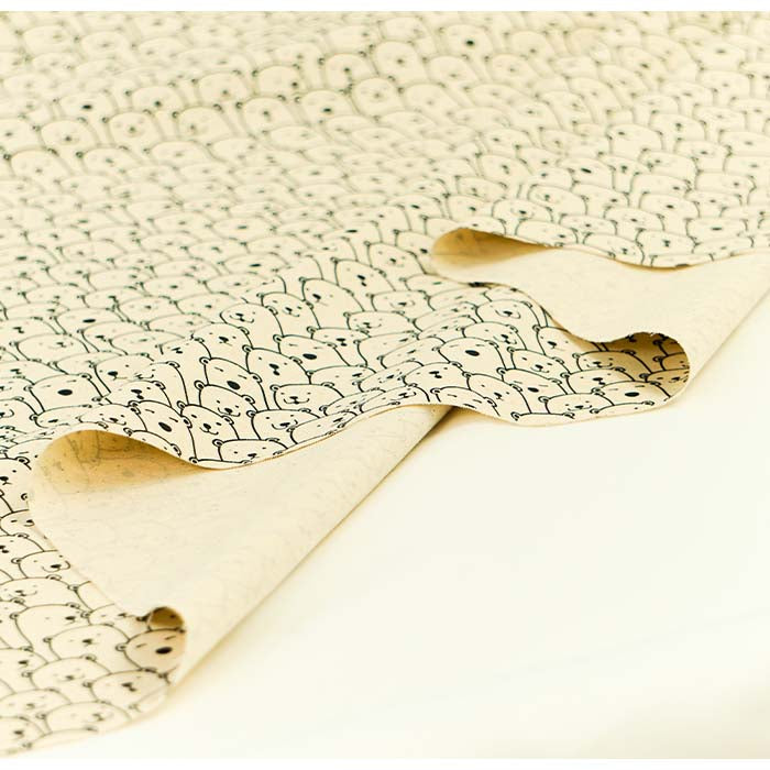 《 しろくま集合 》 コットン100% オックス MA-0241