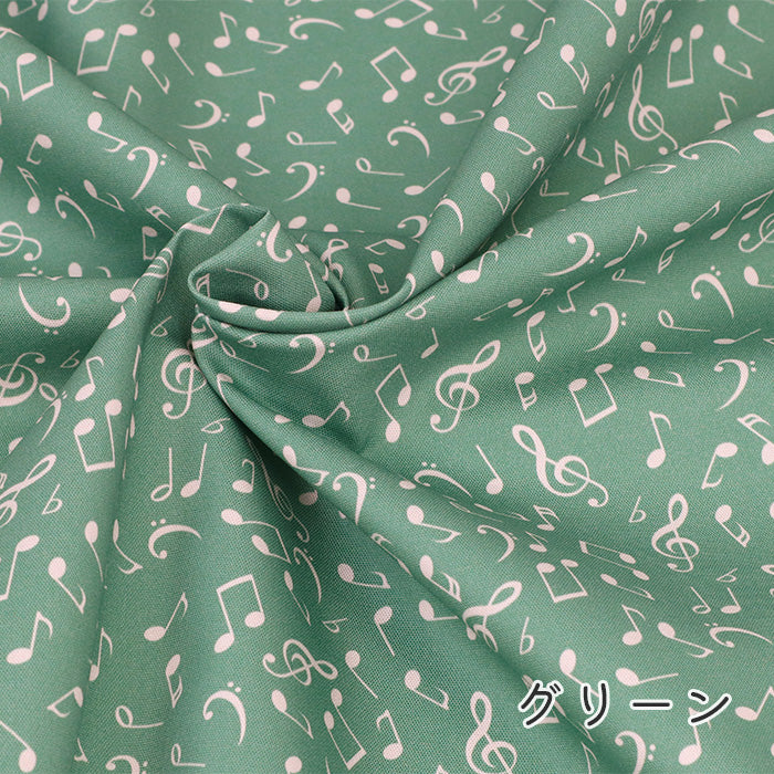 《 Music Notes 》コットン100% オックス MA-0592~0596
