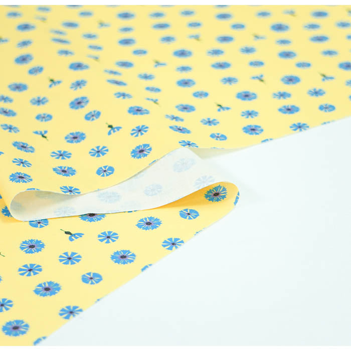 《 青い花 》 コットン100% シーチング MA-0185