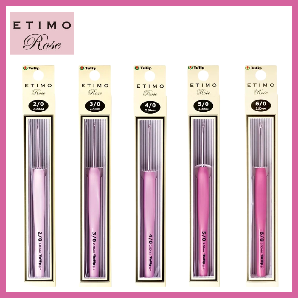 【Tulip】ETIMO Rose エティモ ロゼ クッショングリップ付きかぎ針