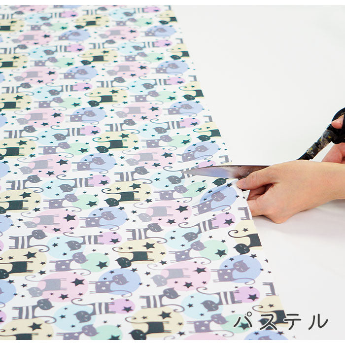 《 ねこのミーヤ 》コットン100% オックス MA-0129~0130