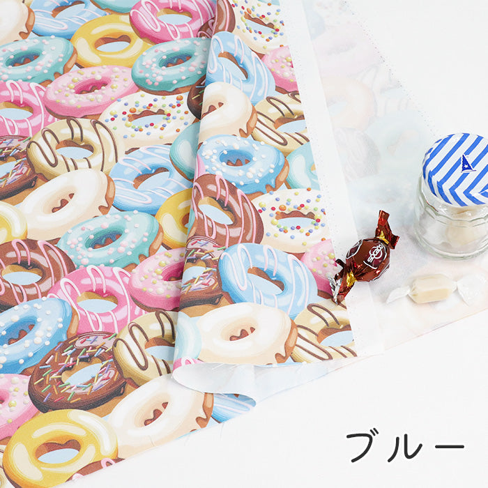 《 ポッピングドーナツ 》コットン100% オックス MA-0467~0468