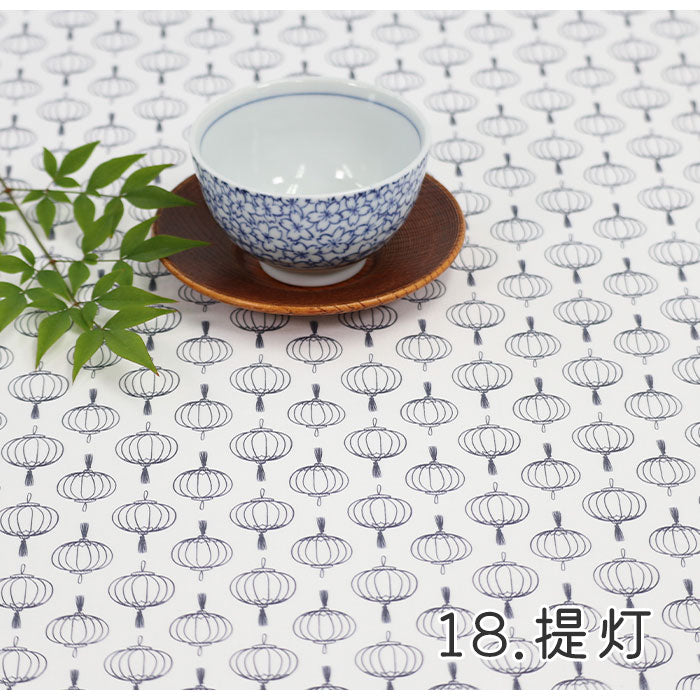 《 WASABIシリーズ4 提灯 》 コットン100% シーチング MA-0232