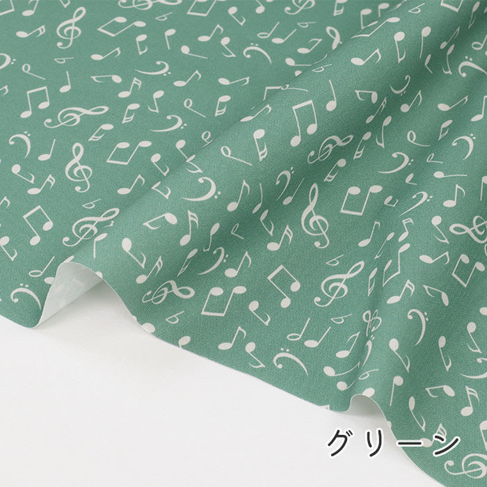 《 Music Notes 》コットン100% オックス MA-0592~0596