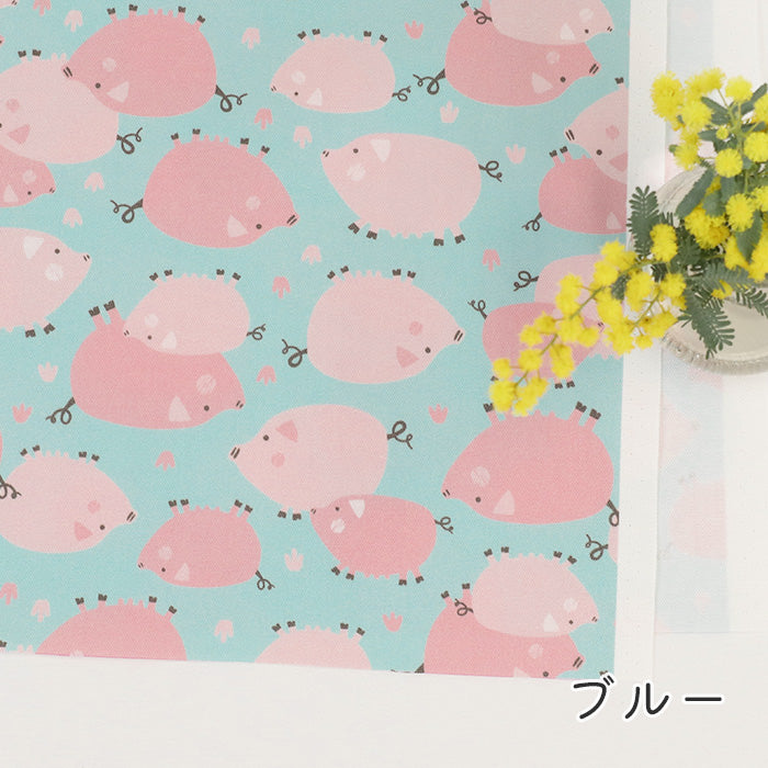 《 ピクニック ピッグ 》コットン100% オックス MA-0597~0600