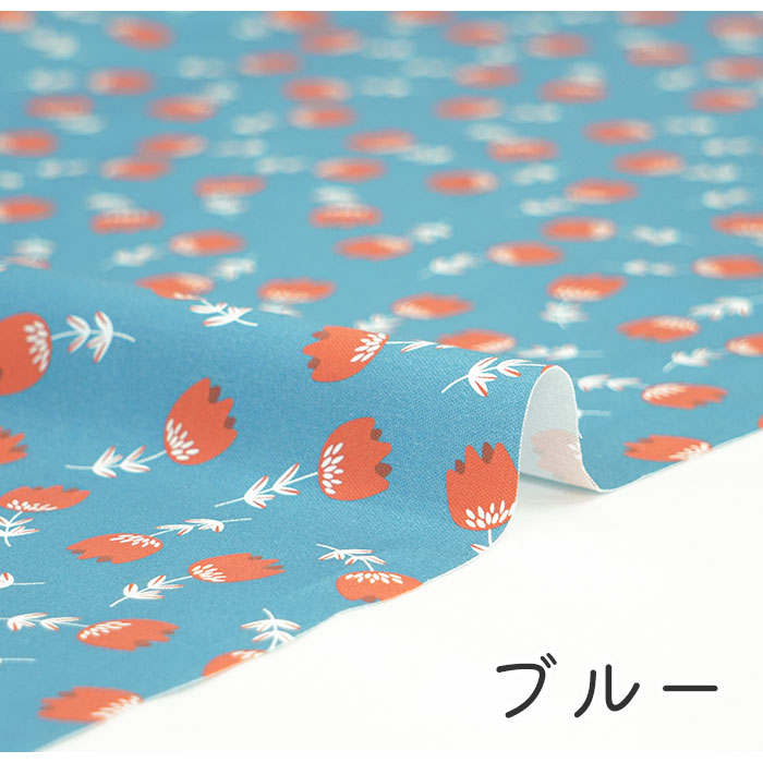 《 レトロフラワー 》コットン100% オックス MA-0121~0124