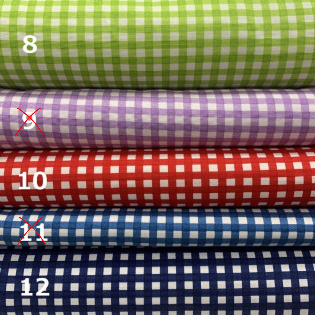 【コットンオックス】ITL970 ギンガムチェック柄 約110cm巾 全11色