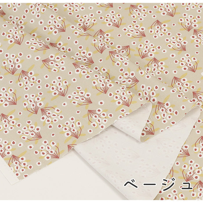 《 丸い花 》コットン100% オックス MA-0377~0382