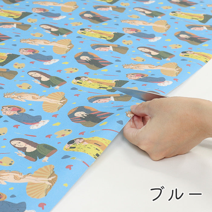 《 夜の美術館 》コットン100% オックス MA-0519~0522・0681