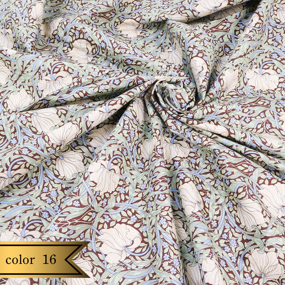 【シーチング】ウィリアム・モリス "Pimpernel" 8365 約110cm巾 全2色