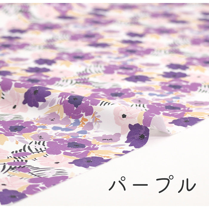 《 海辺に咲く花 》コットン100% オックス MA-0307~0309