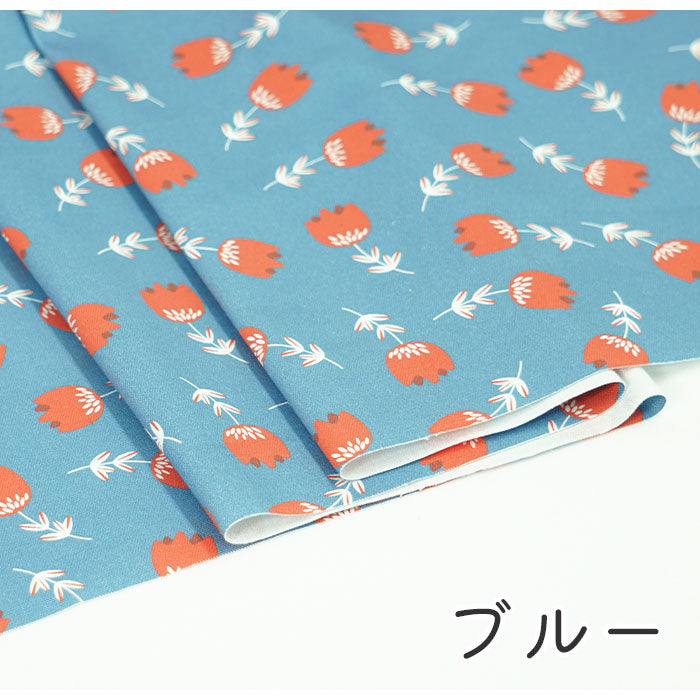 《 レトロフラワー 》コットン100% オックス MA-0121~0124