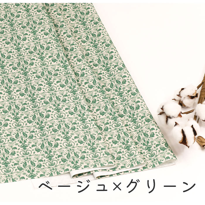 《 ダマスク柄2 》コットン100% オックス MA-0361~0363