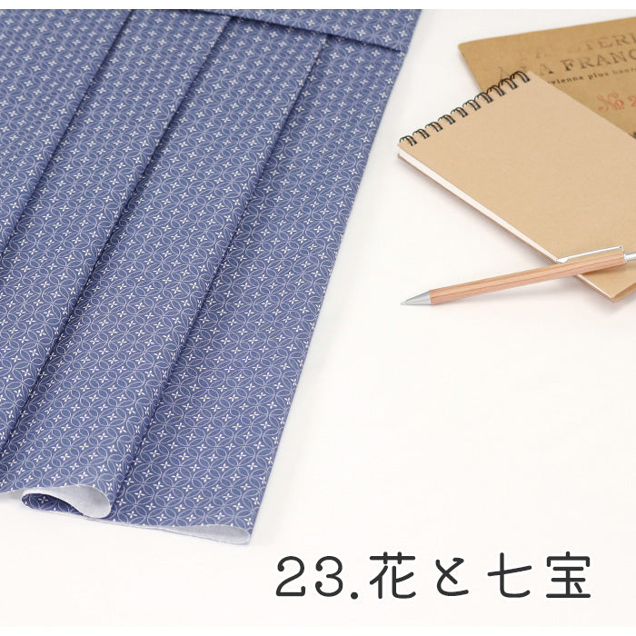 《 WASABIシリーズ5 花と七宝 》 コットン100% シーチング MA-0237