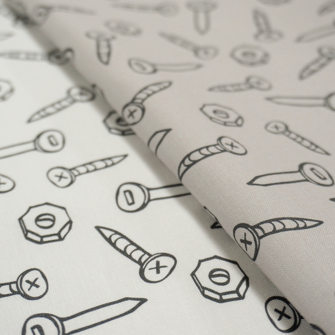 《 ねじネジ 》 コットン100% シーチング MA-0071~0072