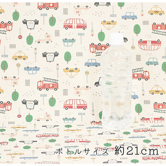 《 はたらく車 》コットン100% オックス MA-0445~0450