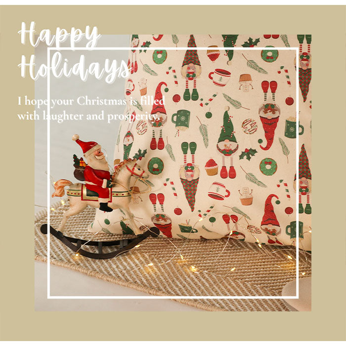 《 Happy Holidays 》コットン100% オックス MA-0373