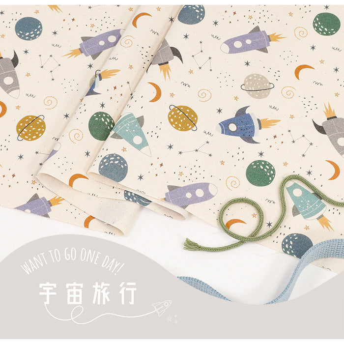 《 宇宙旅行 》コットン100% オックス MA-0418~0421