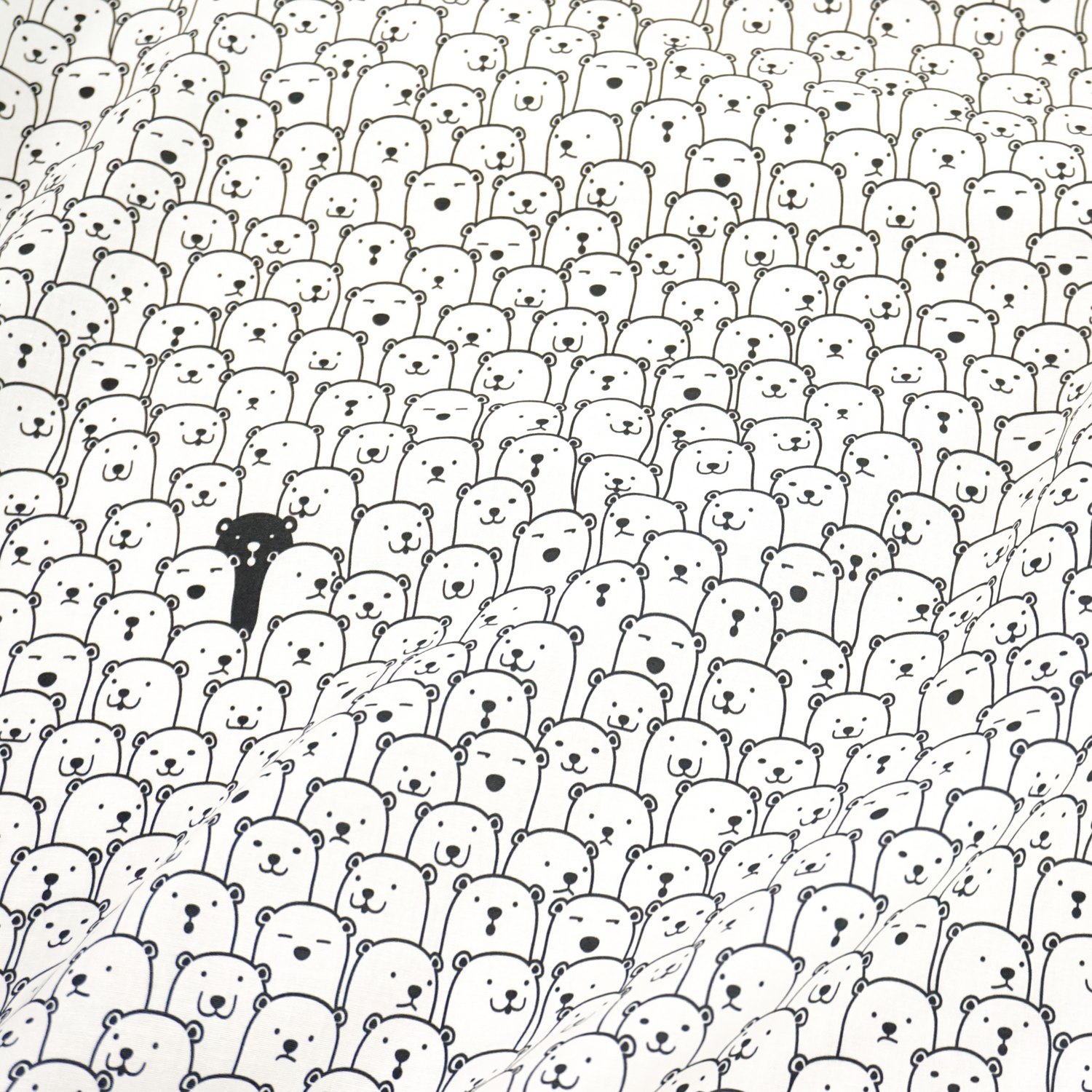 《 しろくま集合 》 コットン100% シーチング MA-0001