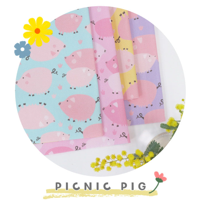 《 ピクニック ピッグ 》コットン100% オックス MA-0597~0600