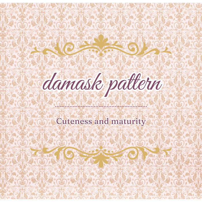 《 ダマスク柄2 》コットン100% オックス MA-0361~0363