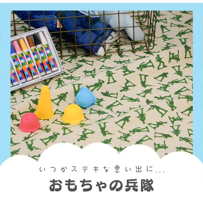 《 おもちゃの兵隊 》コットン100% オックス MA-0169