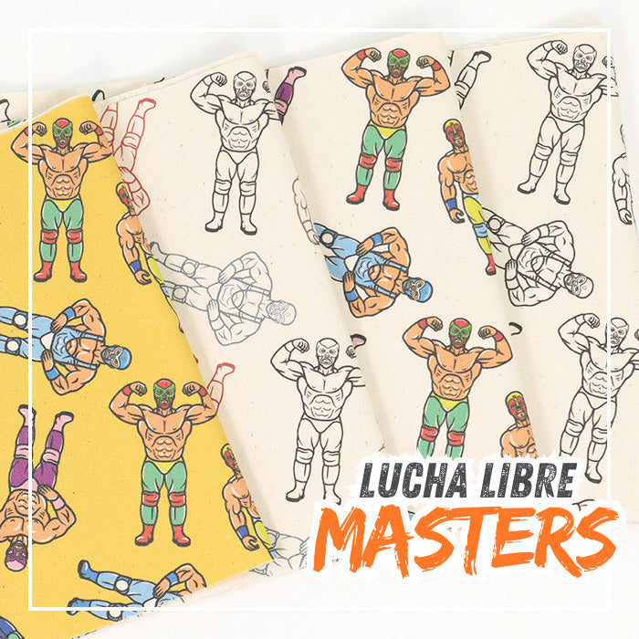 《 ルチャリブレ・マスターズ 》コットン100% オックス MA-0542~0545