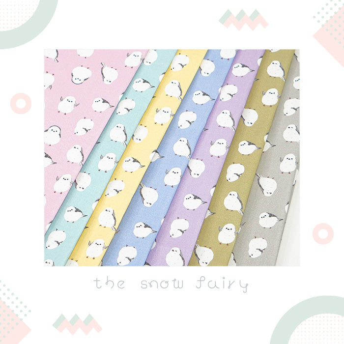 《 シマエナガ 》コットン100% オックス MA-0244~0250・0682~0683