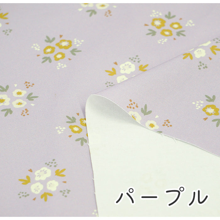 《 かわいい花束 》コットン100% オックス MA-0085~0088