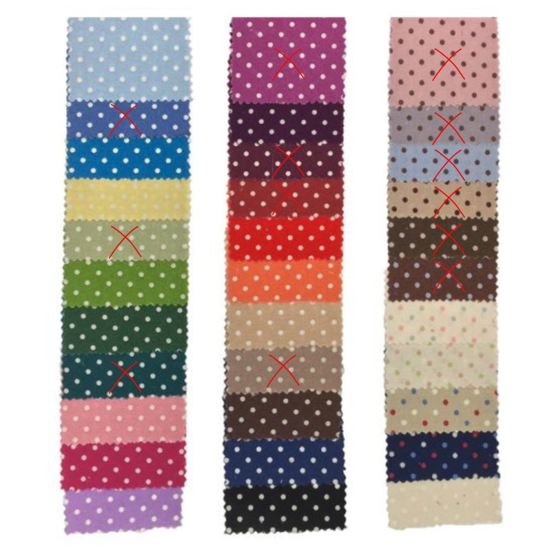 【スケアー】ドットプリント A(約2mmドット) TLE004 約110cm巾 全20色