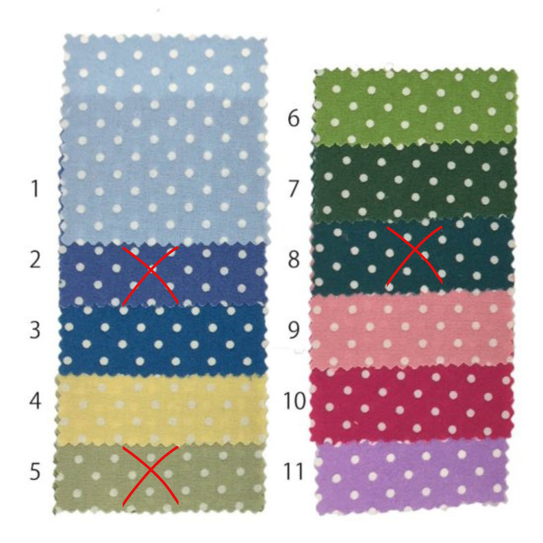 【スケアー】ドットプリント A(約2mmドット) TLE004 約110cm巾 全20色