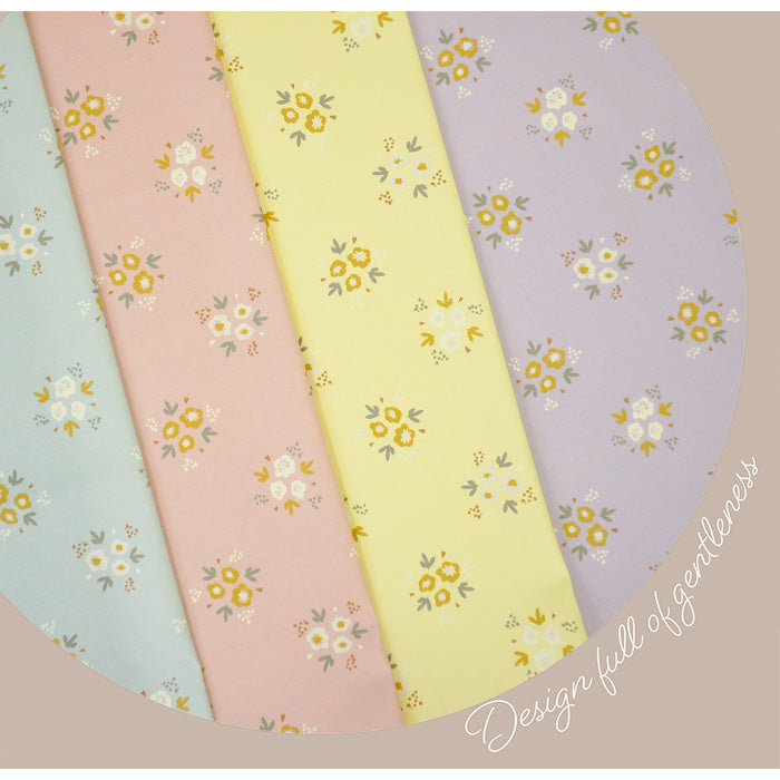 《 かわいい花束 》コットン100% オックス MA-0085~0088