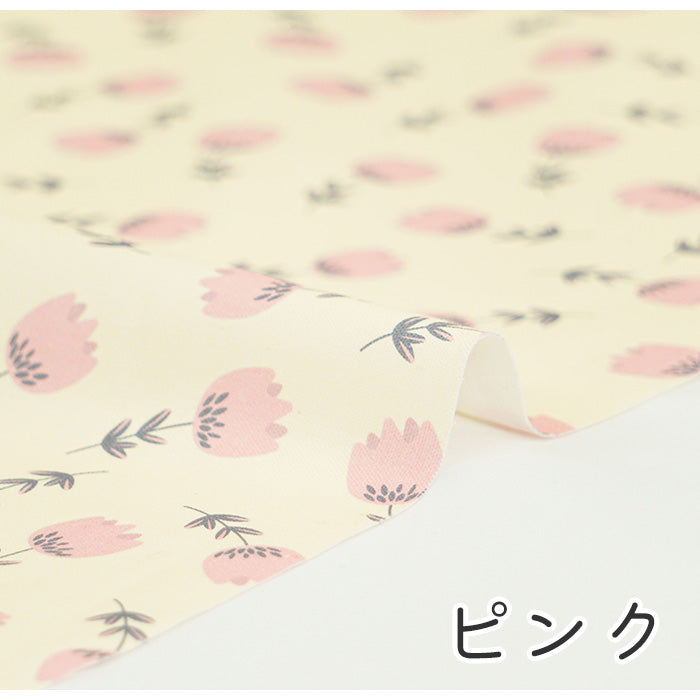 《 レトロフラワー 》コットン100% オックス MA-0121~0124