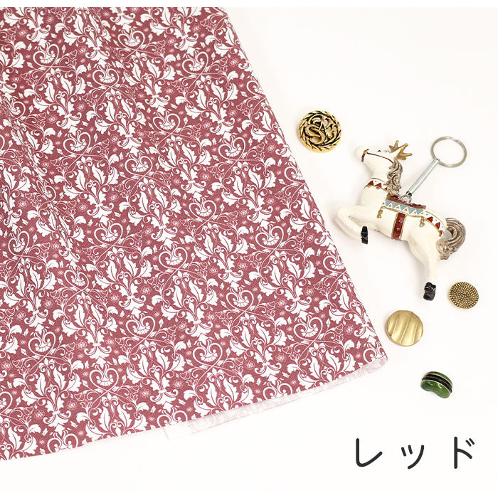 《 ダマスク柄1 》コットン100% オックス MA-0354~0360