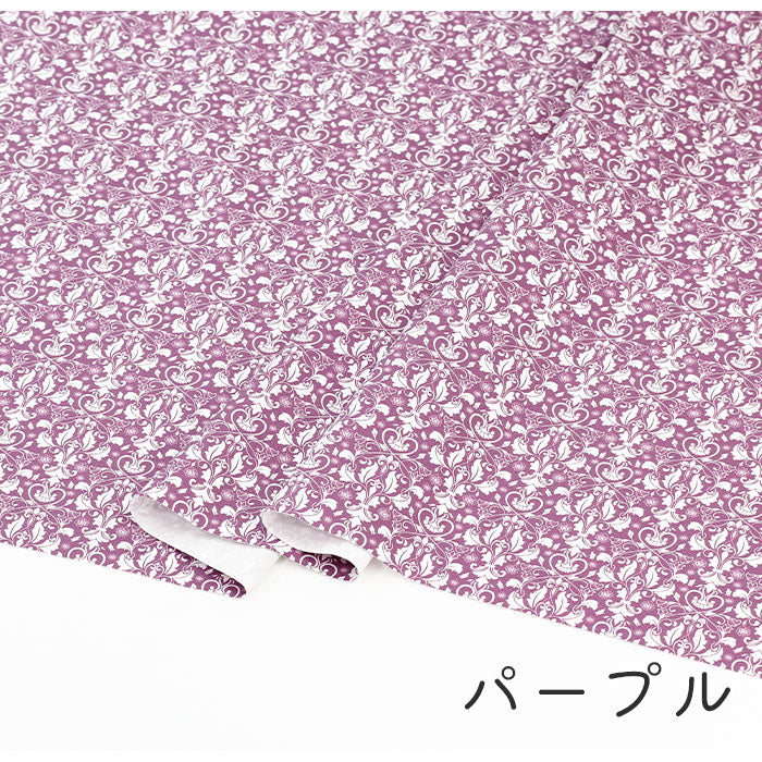 《 ダマスク柄1 》コットン100% オックス MA-0354~0360