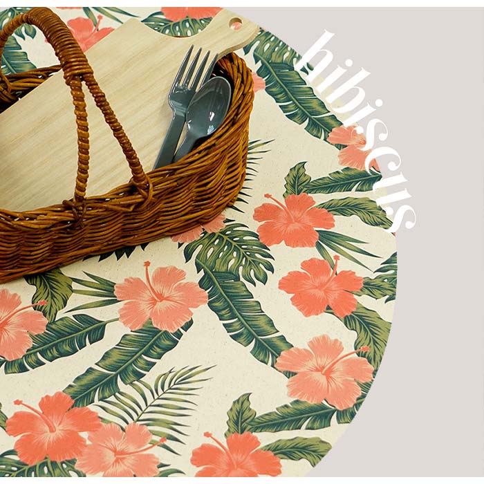 《 ハイビスカス 》コットン100% オックス MA-0242