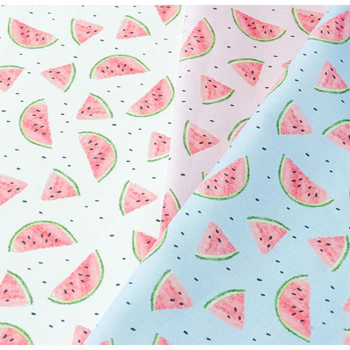 《 スイカの季節 》 コットン100% シーチング MA-0074~0076