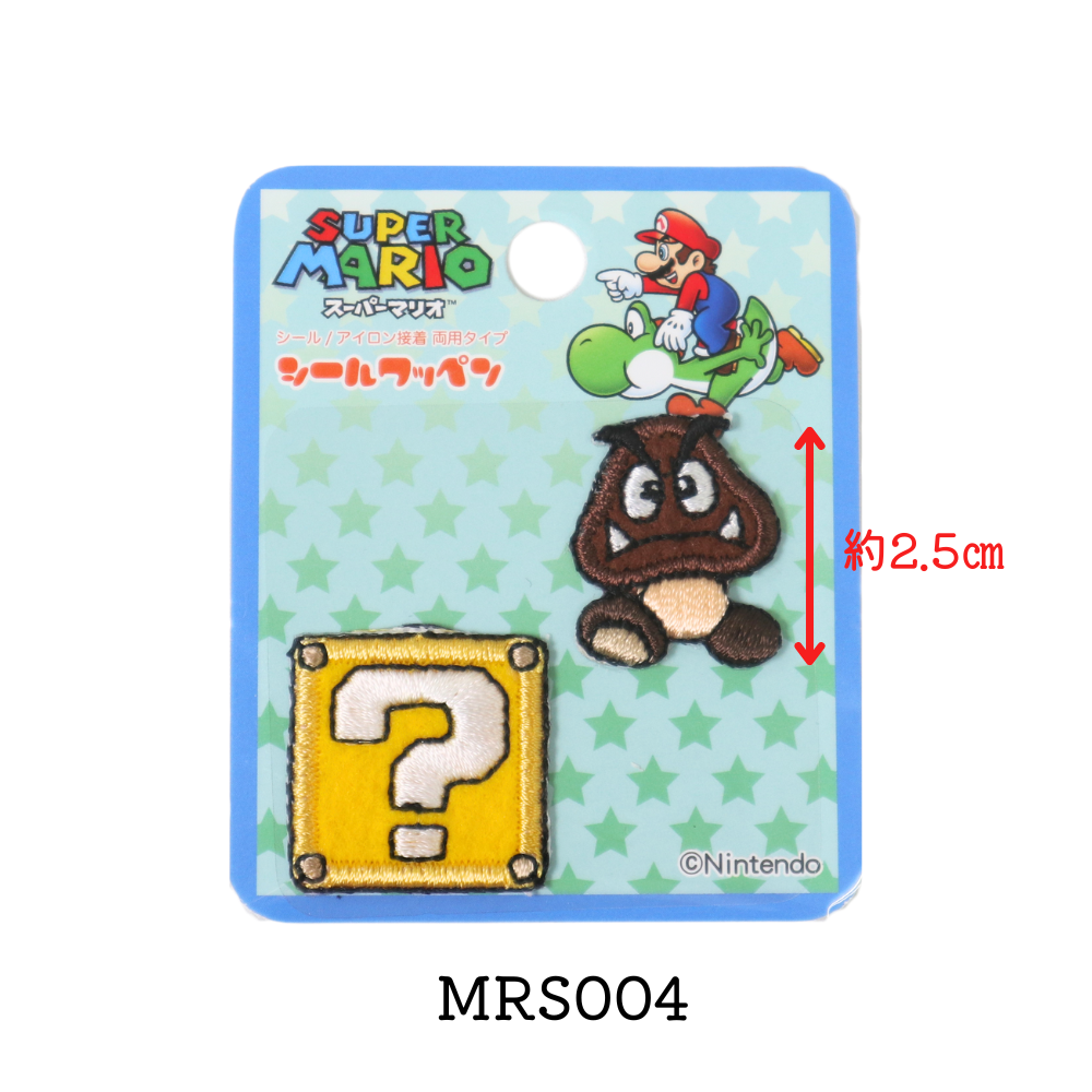 【ワッペン】スーパーマリオ シールワッペン