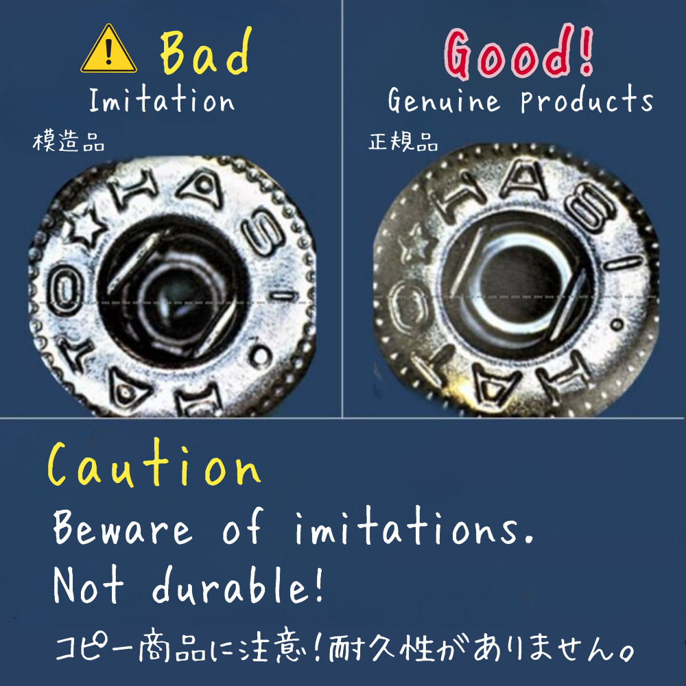 【レザークラフトツール】バネホック M/大 10組