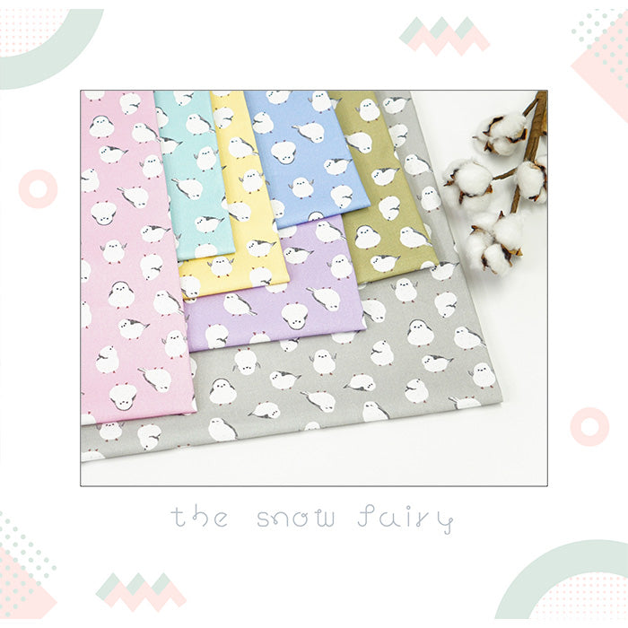 《 シマエナガ 》コットン100% オックス MA-0244~0250