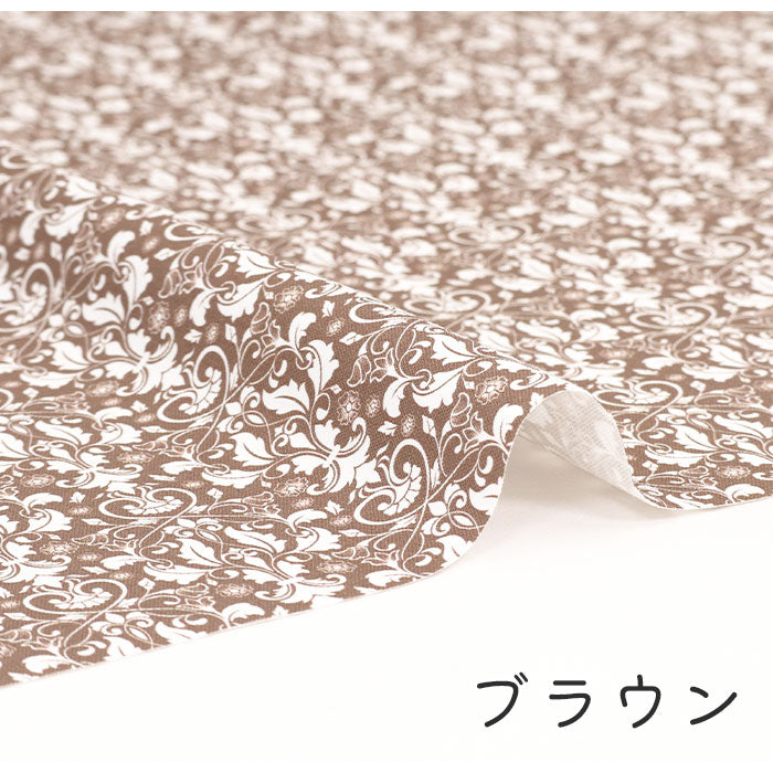 《 ダマスク柄1 》コットン100% オックス MA-0354~0360