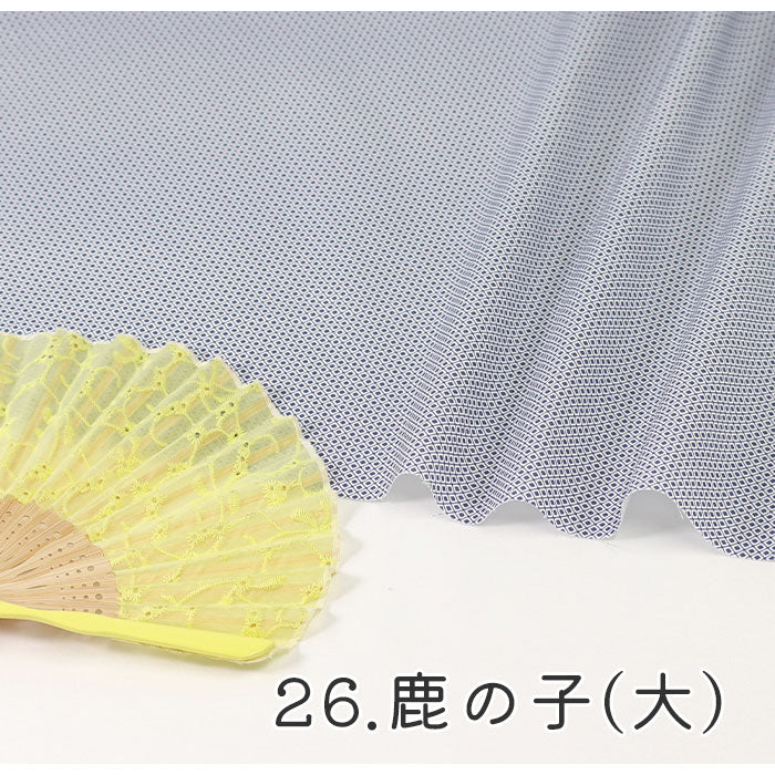 《 WASABIシリーズ5 鹿の子(大) 》 コットン100% シーチング MA-0240