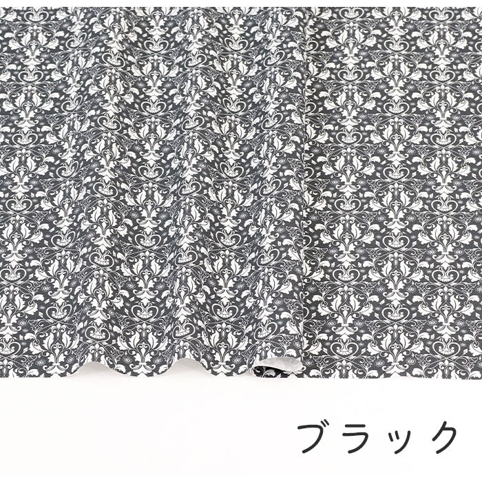 《 ダマスク柄1 》コットン100% オックス MA-0354~0360